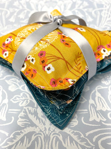 LAVENDER BAGS, Set of 3, English Lavender, Dashwood Fabric - Butterfly Crafts