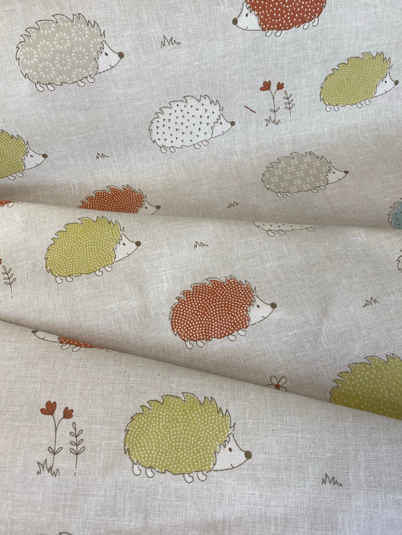 Hedgehogs Fabric by Marson - Butterfly Crafts