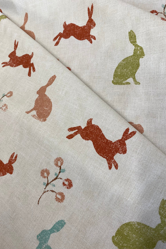 Rabbits Fabric by the metre - by Marson - Butterfly Crafts