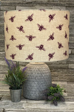 Load image into Gallery viewer, Drum Lampshade - Small Bees - Butterfly Crafts