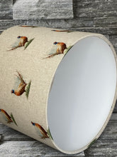 Load image into Gallery viewer, Drum Lampshade - Country Pheasant - Butterfly Crafts