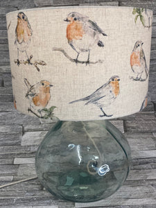 Drum Lampshade - Robins - Butterfly Crafts