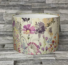 Load image into Gallery viewer, Drum Lampshade, Floral - Butterfly Crafts