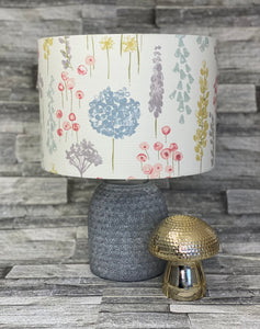 Drum Lampshade - Floral Dandelion - Butterfly Crafts