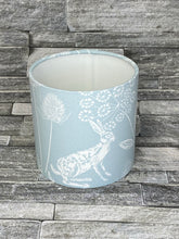 Load image into Gallery viewer, Drum Lampshade or Ceiling Shade - 15cm - Country Blue Hare - Butterfly Crafts
