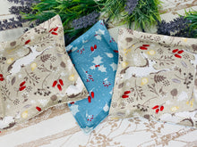 Load image into Gallery viewer, LAVENDER BAGS, Set of 3, English Lavender, Christmas Design - Butterfly Crafts