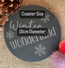 Load image into Gallery viewer, PERSONALISED GLASS MUG AND COASTER, 4 Christmas Designs, Winter Wonderland, Hello Winter, Let it Snow, Sweater Weather, 360ml - Butterfly Crafts